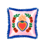 Comforters and pillows - Cushions Milagroo Heart Fringes - Three colour options available - KITSCH KITCHEN