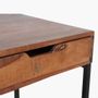 Desks - Factory 2X drawer desk - RAW MATERIALS