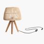 Table lamps - Maze tripod table lamp natural - RAW MATERIALS