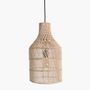 Hanging lights - Maze lamp bottle natural small & large - RAW MATERIALS