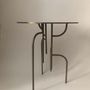 Bureaux - Table d'appoint ronde Lagoas Old Gold Small  - FILIPE RAMOS DESIGN