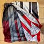 Plaids - Rainbow plaid black red print  - CHRISTOPH BROICH HOME PROJECT