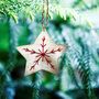 Other Christmas decorations - Embroidered metal Christmas ornaments in brass and copper - BASHA BOUTIQUE