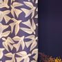 Curtains and window coverings - Bakea Encre Cotton Curtain - LA MAISON JEAN-VIER