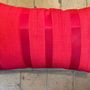 Cushions - Cushion red orange folded print - CHRISTOPH BROICH HOME PROJECT