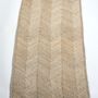 Rugs - Jute mat with chevron design - MAISON BENGAL