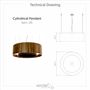 Hanging lights - Cylindrical Collection  - ACCORD LIGHTING