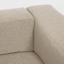 Office seating - Blok 3-seater sofa in beige 240 cm - KAVE HOME