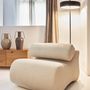 Office seating - Club armchair in white shearling - KAVE HOME
