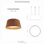 Suspensions - Collection Conique. - ACCORD LIGHTING