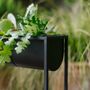 Décorations florales - Pot en métal noir et ABS AX70033  - ANDREA HOUSE