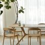 Dining Tables - Oak X dining table - ETHNICRAFT
