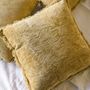 Fabric cushions - Mustard Cotton Cushion AX70197  - ANDREA HOUSE