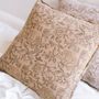 Fabric cushions - spring beige cotton cushion AX70206  - ANDREA HOUSE