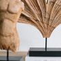 Sculptures, statuettes et miniatures - Statue champignon en bois de manguier AX70210  - ANDREA HOUSE