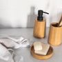 Mounting accessories - Oak wood Toothbrush holder BA70043 - ANDREA HOUSE