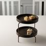 Platter and bowls - Cake Stand - Wooden and Ceramic - ELLEMENTRY