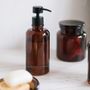 Accessoires à fixer - Distributeur de savon en verre ambré BA70104 - ANDREA HOUSE