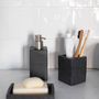 Mounting accessories - Polyresine Slate effect Soap dish BA70111 - ANDREA HOUSE