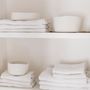 Coffrets et boîtes - Lot de 2 paniers blancs en polyester et coton BA70165 - ANDREA HOUSE