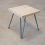 Night tables -  Side table with top form FSC pine and V legs  - LIVING MEDITERANEO