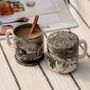 Café et thé  - Coffee mugs with lid - ELLEMENTRY