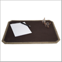 Office sets - Leather and wool felt desk pads - L'ATELIER DES TANNERIES