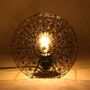 Lampes à poser - Lampe à poser en bronze ronde - ITHEMBA