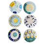 Everyday plates - Hand painted ceramic plates diameter cm 26, cm24, cm 20 - CERASELLA CERAMICHE