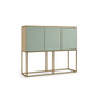 Storage boxes - Emerald Bar Cabinet - ZAGAS FURNITURE