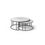 Tables basses - Ensemble de table basse ronde - ZAGAS FURNITURE