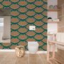 Other wall decoration - Feather Bouquet Wet Rooms Wallpaper  - SIMONE ET MARCEL