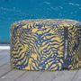 Outdoor decorative accessories - OTTOMAN CUSHION IKEBANA (Collection 2022) - TOILES & VOILES