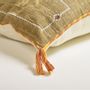 Fabric cushions - Camel lumbar pillow cover - QALARA