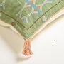 Fabric cushions - Pistachio lumbar pillow cover - QALARA