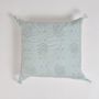 Coussins textile - Housse de coussin brodée Minimal Mint - QALARA