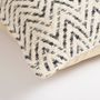 Fabric cushions - Monotone chevron cushion cover - QALARA