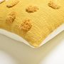 Fabric cushions - Polka tufted tuscan cushion cover - QALARA