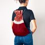 Bags and totes - Patterned Pleated Backpacks - WRITE SKETCH &