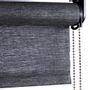 Rideaux et voilages - Store enrouleur en papier gris foncé avec chaîne de traction - COLOR & CO