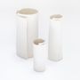 Vases - Vase ARK 2 en biscuit de porcelaine H=12cm, D=4,5cm - YLVAYA DESIGN