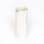 Vases - ARK 2 porcelain bisque vase H=12cm, D=4.5cm - YLVAYA DESIGN