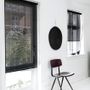 Curtains and window coverings - Black bamboo roller blind, with chain pull - COLOR & CO