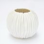 Vases - KORALL round porcelain biscuit vase - YLVAYA DESIGN