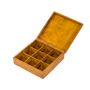 Caskets and boxes - LIPITO wooden and leather Tuareg tea box - MAISON LAADANI