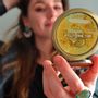 Miroirs - Miroir de poche bronze antique Les Parisiennes Confettis - LES JOLIES D'EMILIE