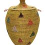 Decorative objects - Large braided basket  - MAISON LAADANI
