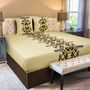 Bed linens - Quilted Bed Cover with embroidery  - LUSH AND BEYOND