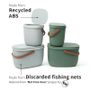 Decorative objects - Foody - Qualy Kitchenware : Food Storage Container 100% recyclable Food Caddy - QUALY DESIGN OFFICIAL