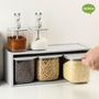 Food storage - Flat Top Storage Jar  Drawer Rack - Kitchenware : Party Drinking glass Coaster Canister Jar Tea and Coffee 100% recyclable. - QUALY DESIGN OFFICIAL